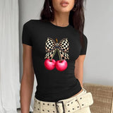 Cherry Kiraz Baby Tee Tshirt