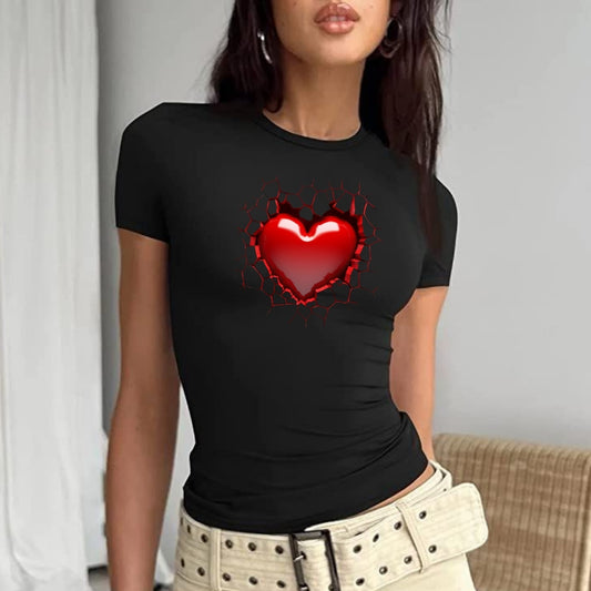 Kalp Heart Baby Tee Tshirt